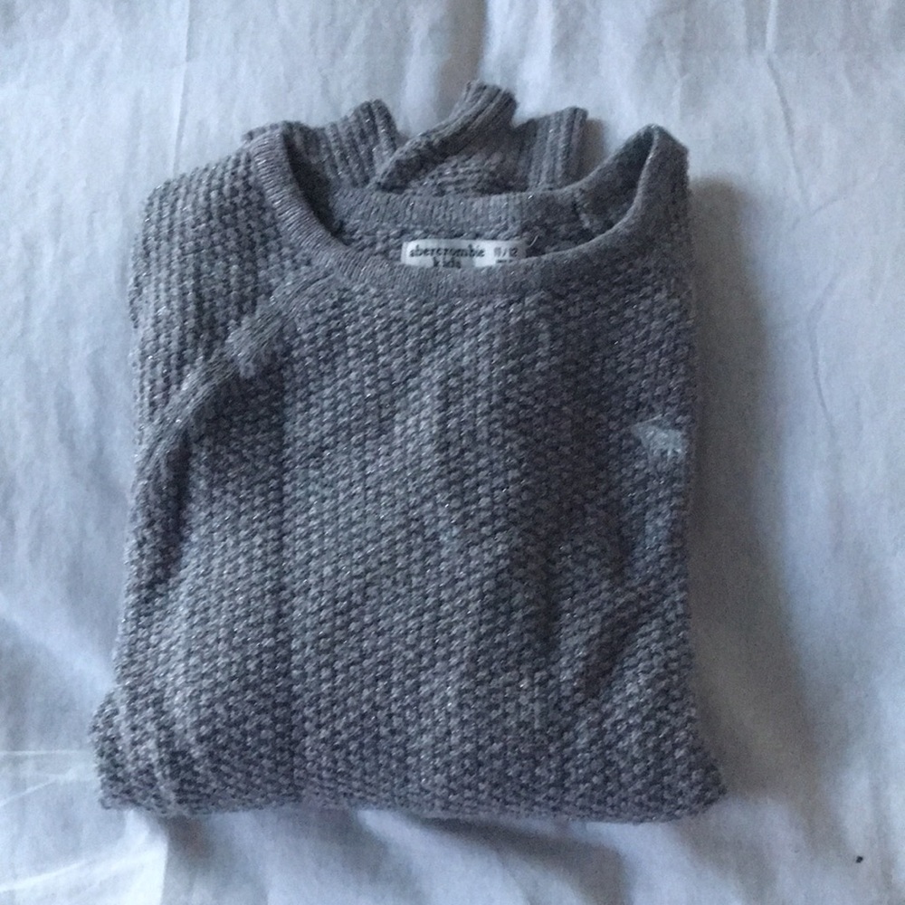 Glittery Gray Sweater